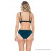 Becca by Rebecca Virtue Women's Mesa Verde Convertible Strap Bikini Top Teal B07L4RN8QP